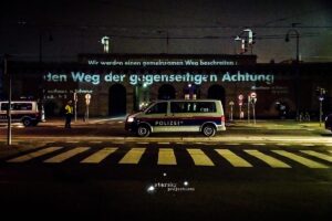 projektion, heldentor, wien