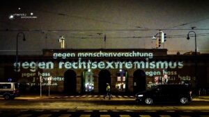 projektion, heldentor, wien