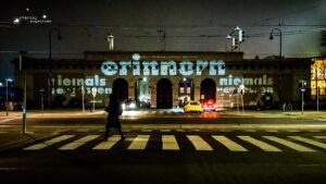projektion, heldentor, wien