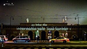 projektion, heldentor, wien